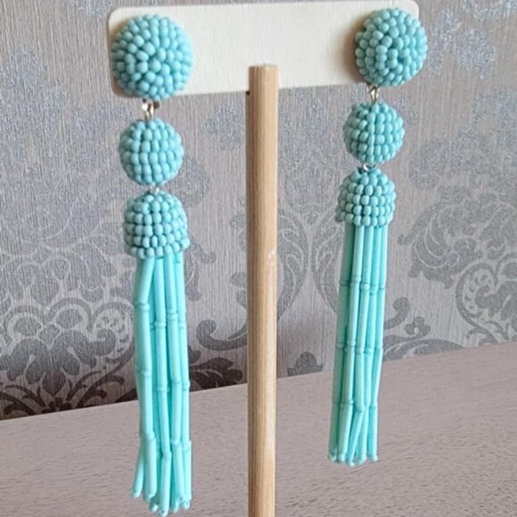 Handmade Beaded Earrings - Picture 1 of 2